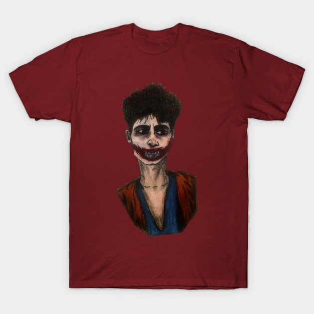 The Grinning Man T-Shirt by SoggyCheeseFry